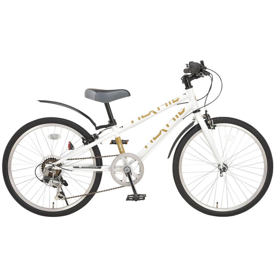 NEXTYLE 自転車 子供用 クロスバイク 24インチ 泥除け付き シマノ6段