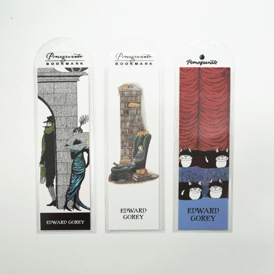 エドワード・ゴーリー しおりセット 「Mystery!」＆「Bibliophile with