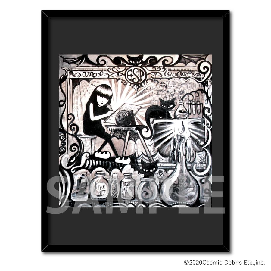 エミリー・ザ・ストレンジ プリント作品 (Emily Labratory) 【サイン