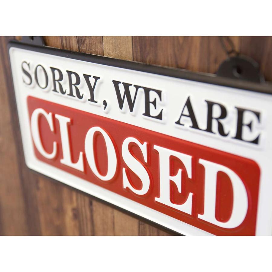 OPEN CLOSED 看板 両面 開店 閉店 オープン クローズ サインボード