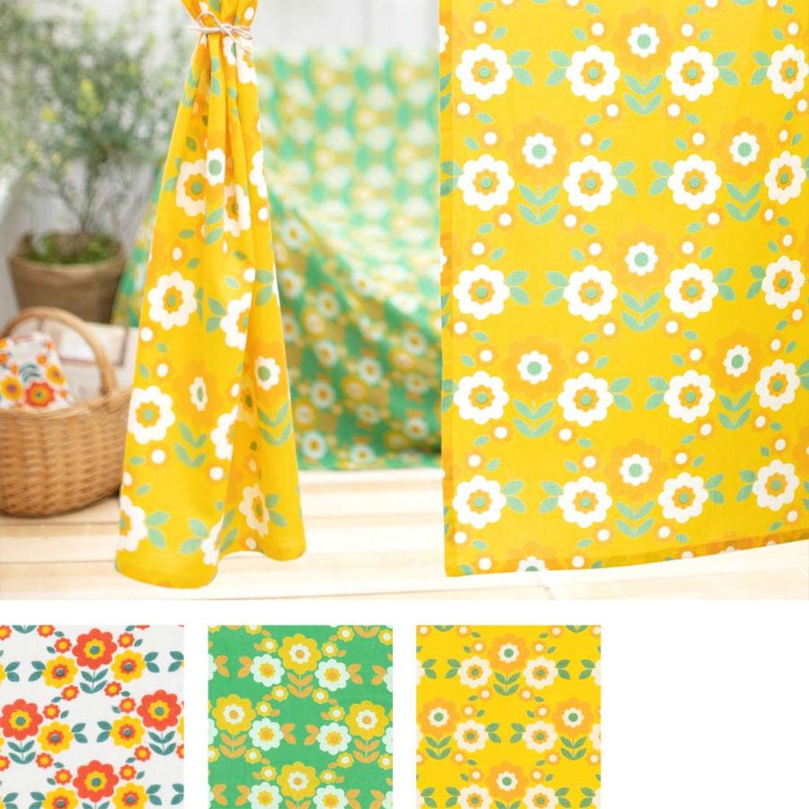 昭和レトロ のれん 花柄 おしゃれ 暖簾 間仕切り ロング丈 レトロ