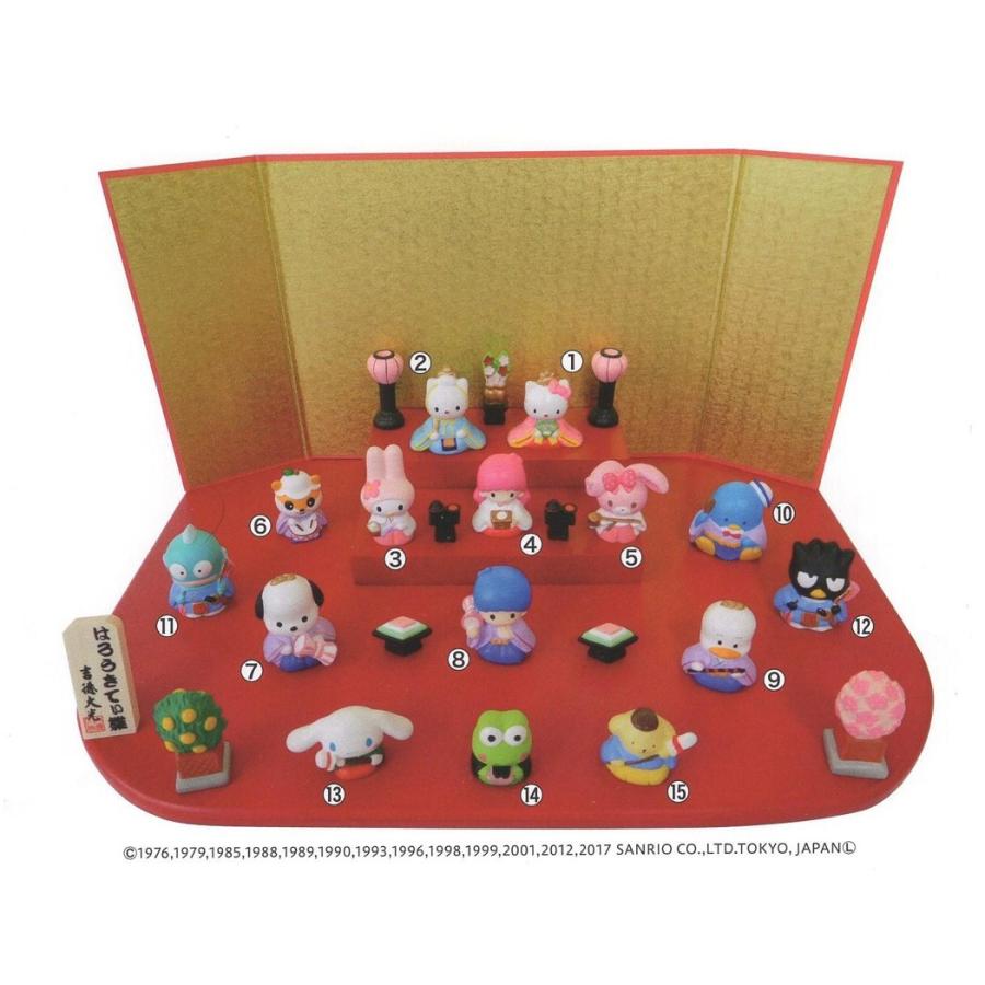 吉徳大光 15人 台段雛飾り キャラクターひな人形 ハローキティ