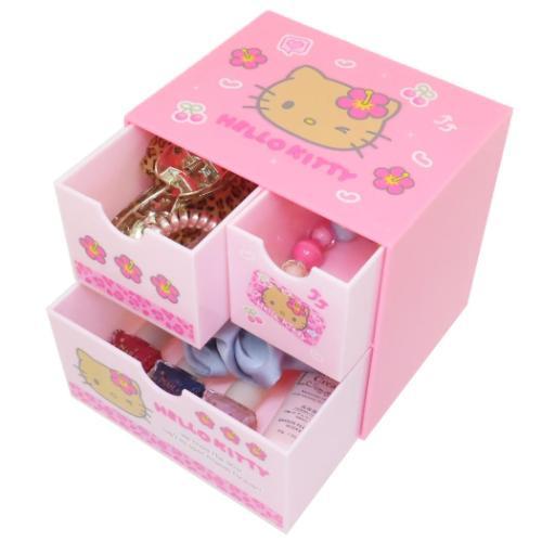 卓上収納 キャラチェスト ハローキティ ピンク ケイカンパニー