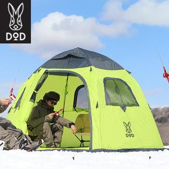 DOD（ディオーオーディー） テント ワンタッチテント 5人用 ワカサギ