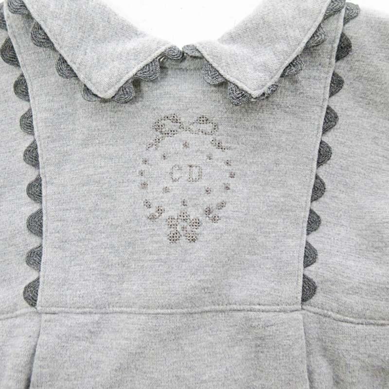 ベビーディオール baby Dior キッズ ワンピース 長袖 ロゴ刺繍