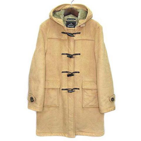 グローバーオール Gloverall フェイクムートン ダッフル コート