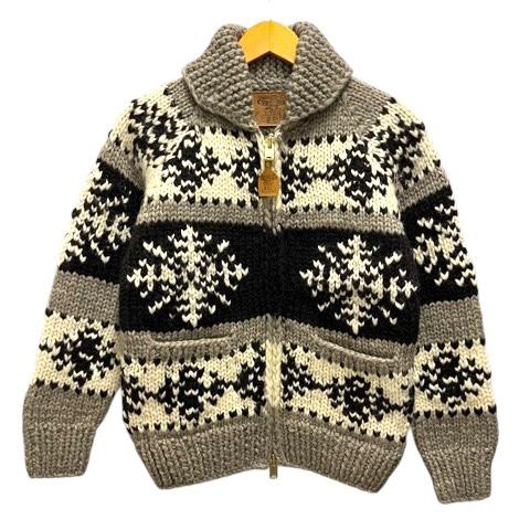 カナタ KANATA カウチンセーター ブルゾン ウール ノルディック柄 長袖