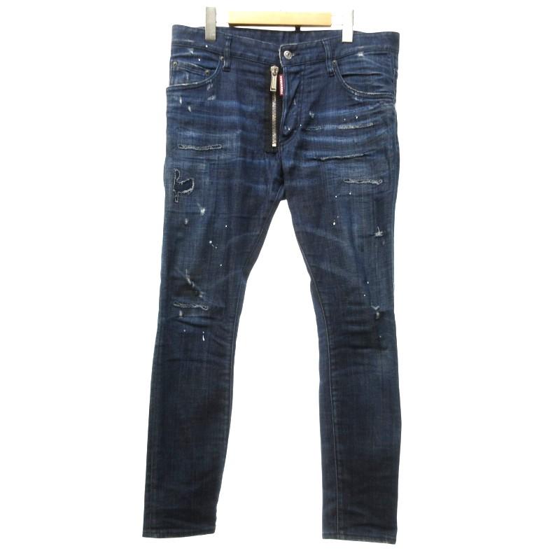 DSQUARED2（ディースクエアード） 美品 SKATER JEAN BIG ZIP デニム