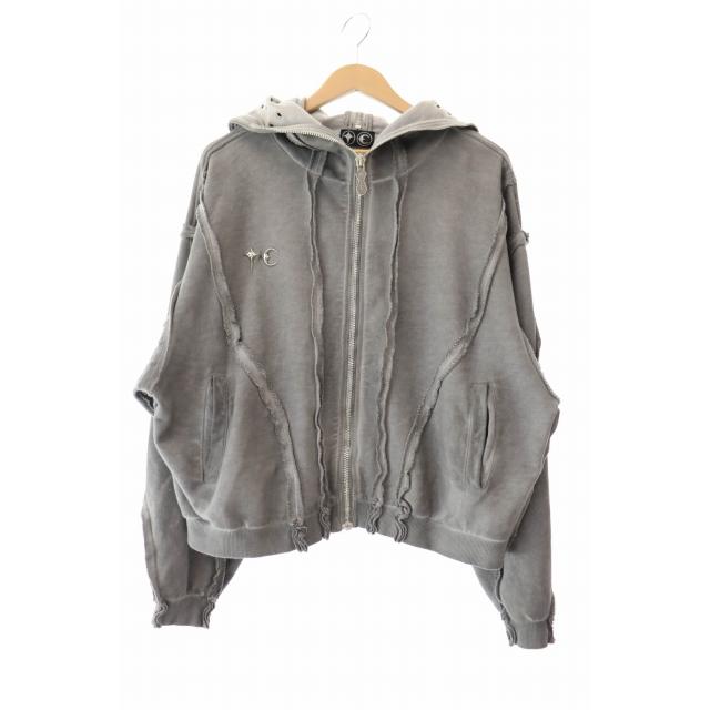 THUG CLUB サグクラブ Gladiator Zip-up Hoodie Gray グラディエーター