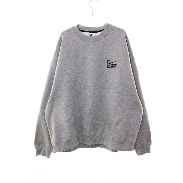 NIKE（ナイキ） × STUSSY FLEECE CREW GREY XL DO9337-063