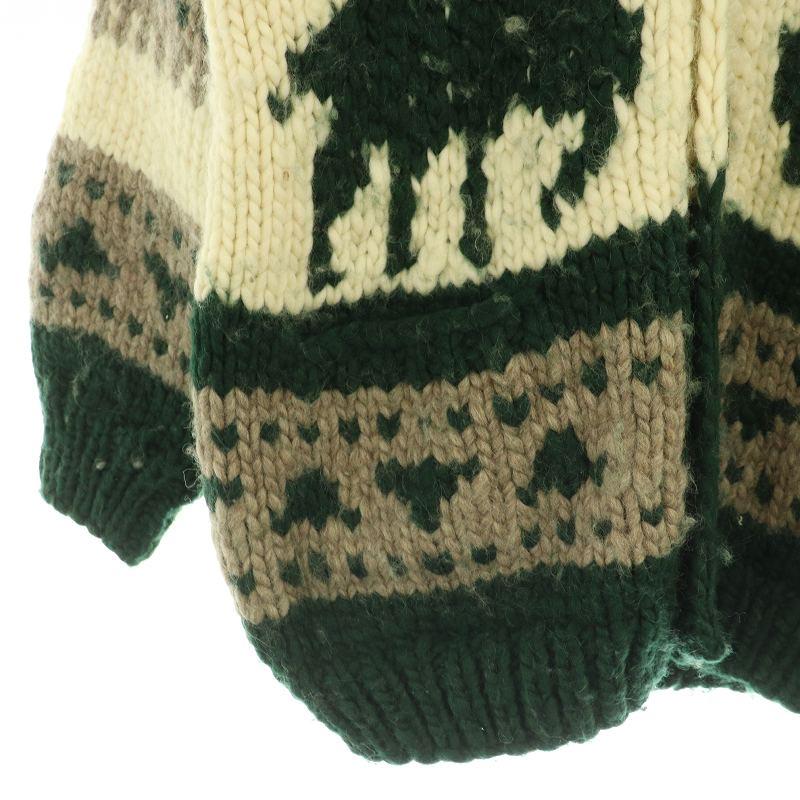 カナタ KANATA カーディガン カウチンニット セーター トナカイ柄