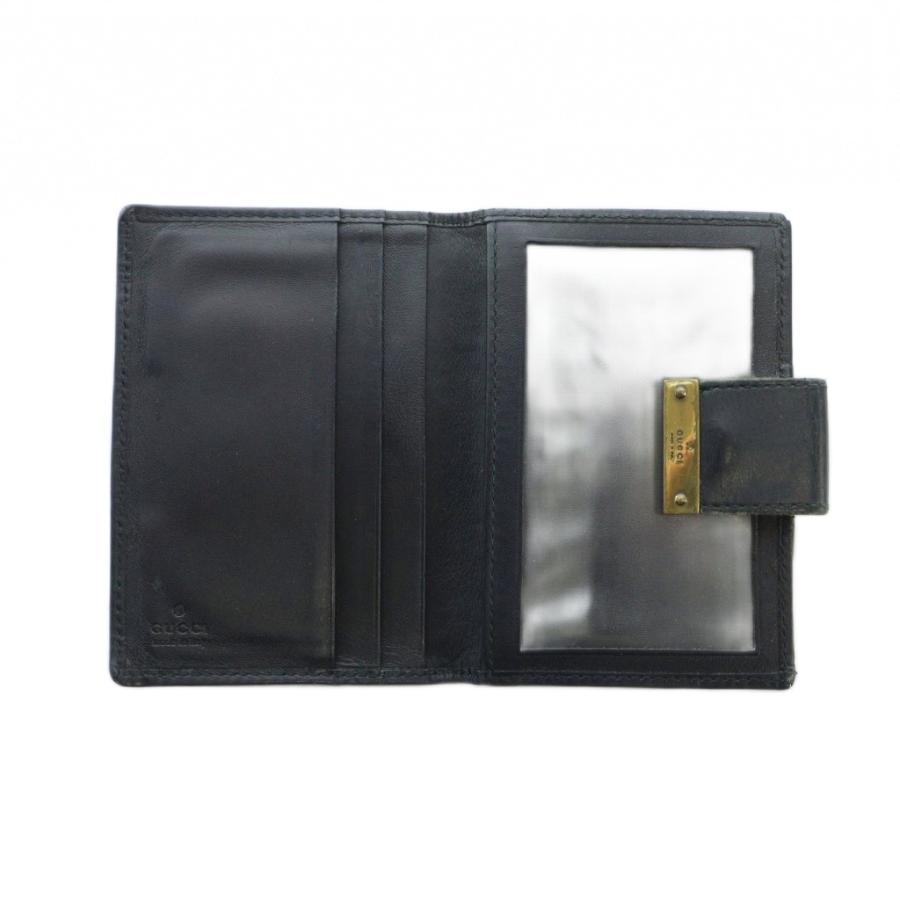 GUCCI（グッチ） カードケース 名刺入れ GGキャンバス ロゴ 黒