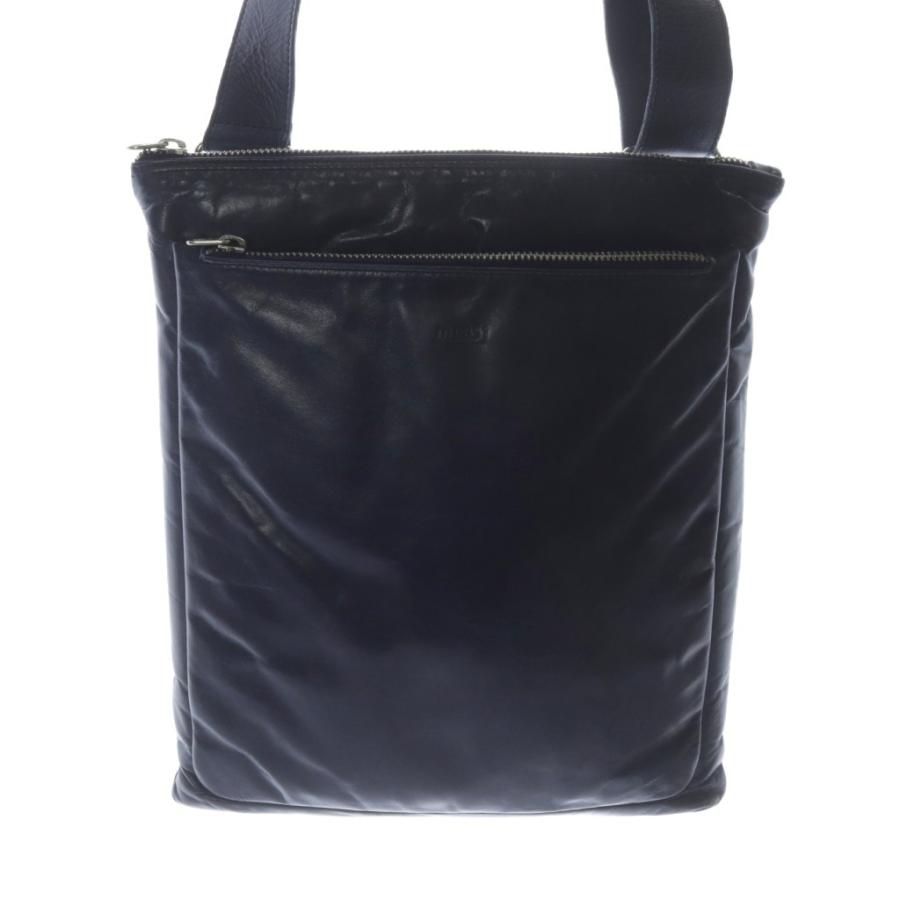 エムゼロエイトファイブワン M0851 縦長ショルダーバッグ レザー ロゴ