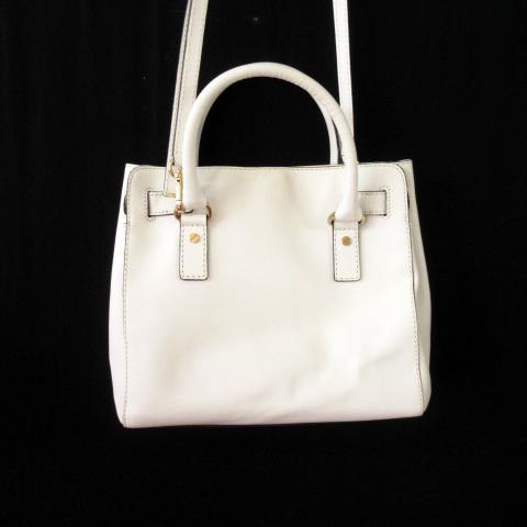 マイケルコース MICHAEL KORS ハンドバッグ ショルダー 2way レザー 白