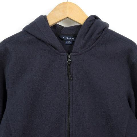 ランズエンド LANDS' END ジャケット フリース ジップアップ フード