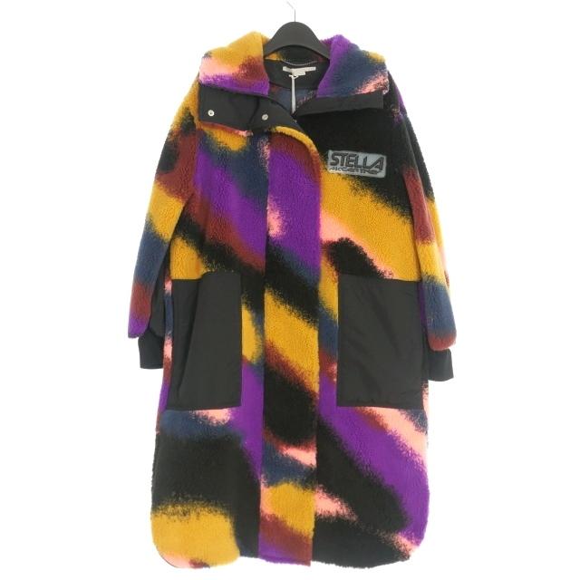 極美品☆ステラマッカートニー☆ロゴ入りポンチョ☆ウールお素材☆ 極