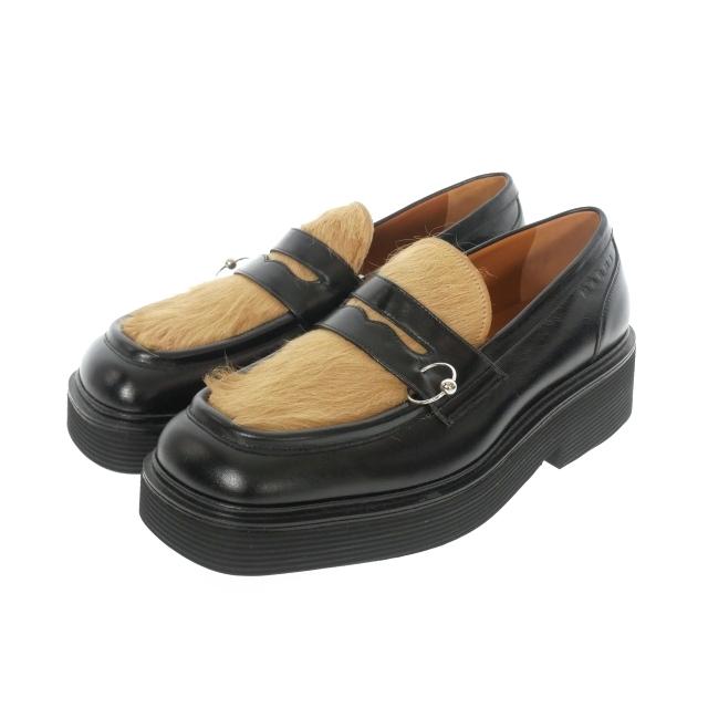MARNI（マルニ） 未使用品 MARNI 23SS レザー ピアス モカシン