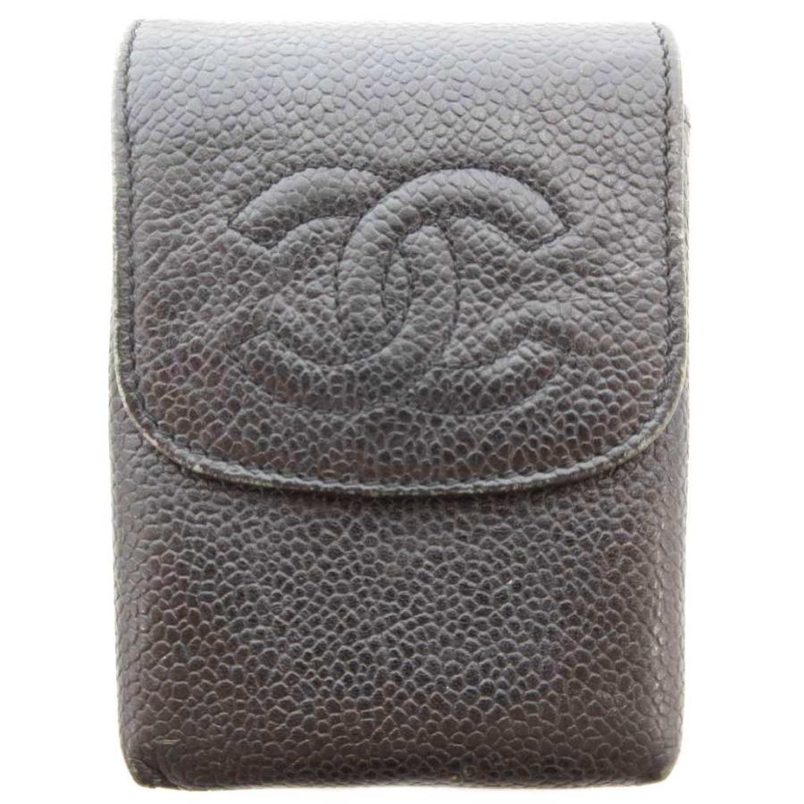 CHANEL（シャネル） タバコポーチ シガレットケース レザー 革 ココ