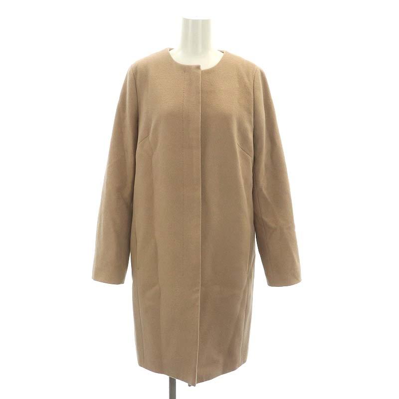UNTITLED（アンタイトル） ウールカシミヤ ノーカラーコート アウター