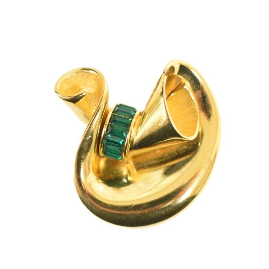 ジバンシィ GIVENCHY ブローチ カラーストーン アクセサリー ゴールド