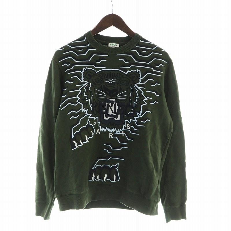 ケンゾー KENZO スウェット トレーナー 長袖 裏毛 ロゴ タイガー トラ