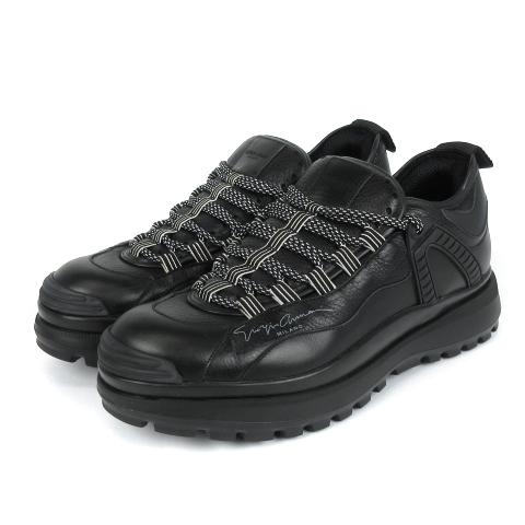 ジョルジオアルマーニ GIORGIO ARMANI スニーカー レザー 筆記体ロゴ