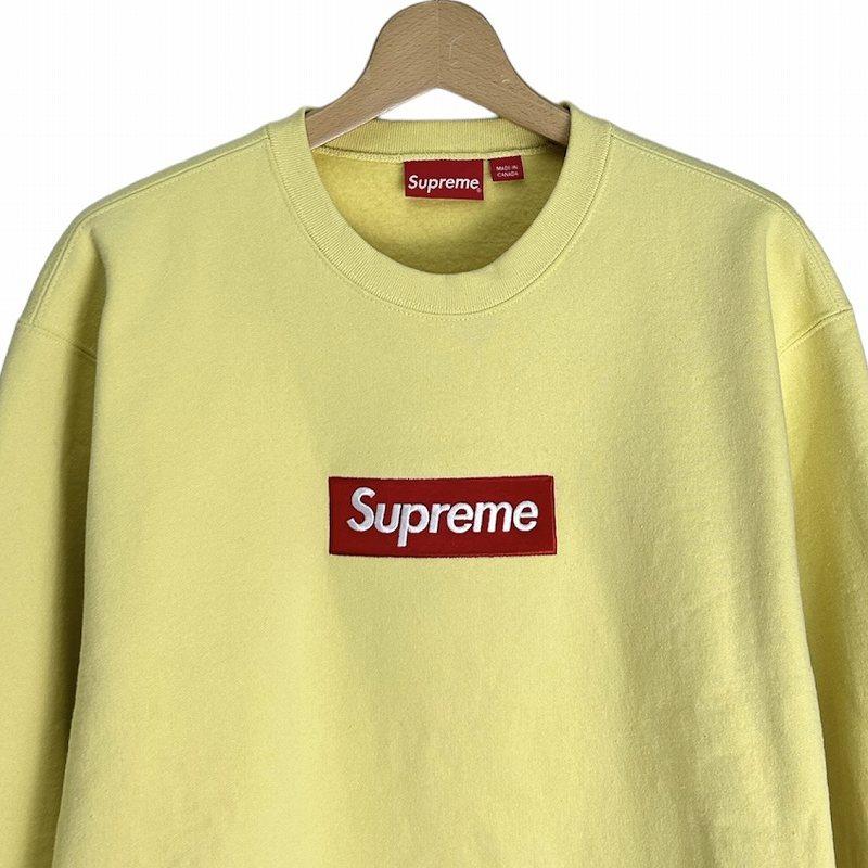 Supreme（シュプリーム） ボックスロゴ トレーナー スウェット M 黄色