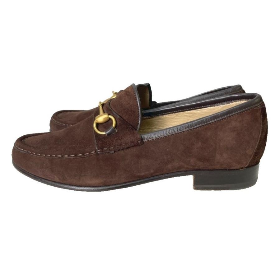 GUCCI（グッチ） ホースビットローファー スリッポン スエード
