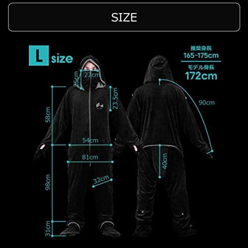 Bauhutte(バウヒュッテ) 着る毛布 ゲーミング着る毛布 ダメ着 4G