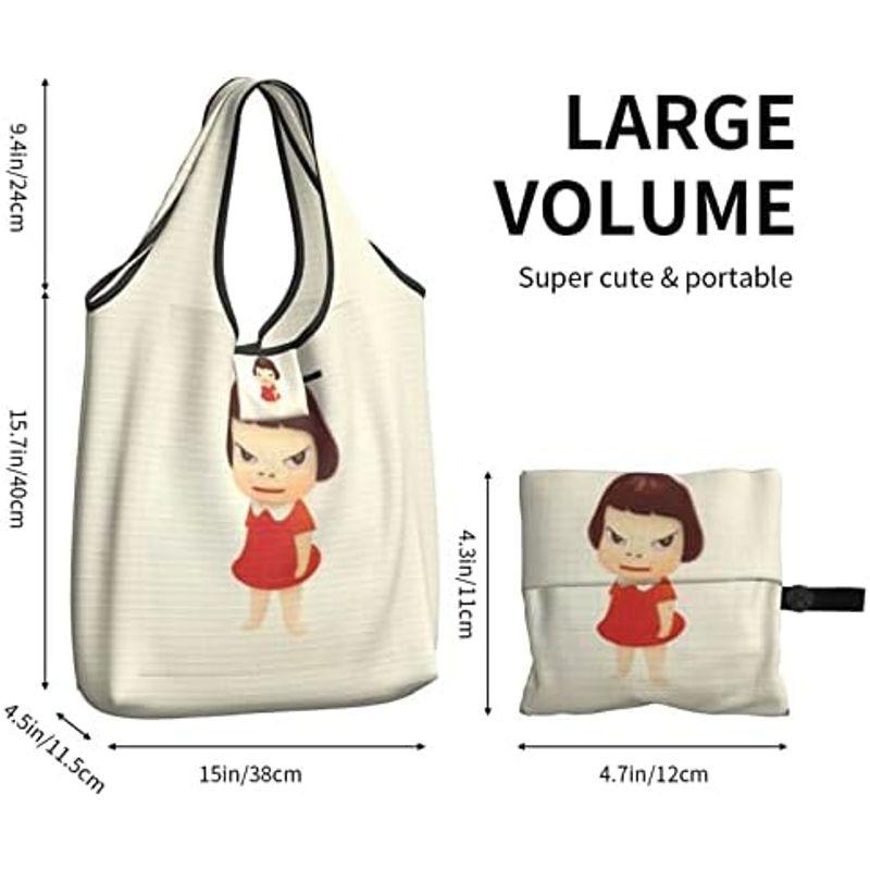 MINIER ならよしとも 奈良美智 エコバッグ 折りたたみ軽量トート・エコ