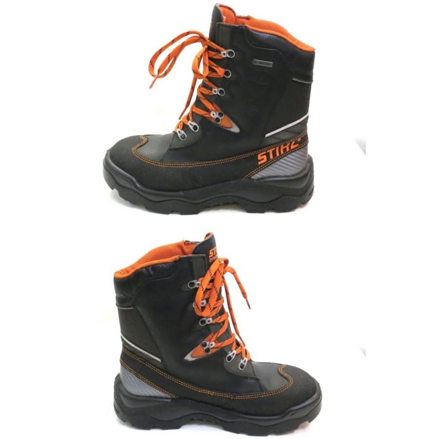 STIHL ダイナミック GTX 革製チェンソーブーツ メンズ ・27.0 ブラック