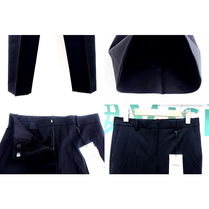 theory（セオリー） タグ付き センタープレス クロップド テーパード