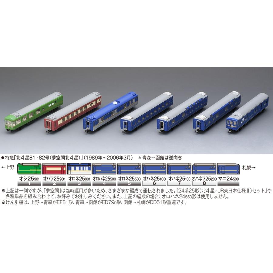 カトー（KATO） TOMIX 92792 JR 24系25形特急寝台客車（夢空間北斗星