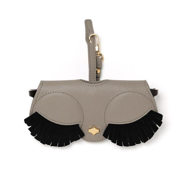 アニーディー メガネケース サングラスカバー ストラップ レザー ANY