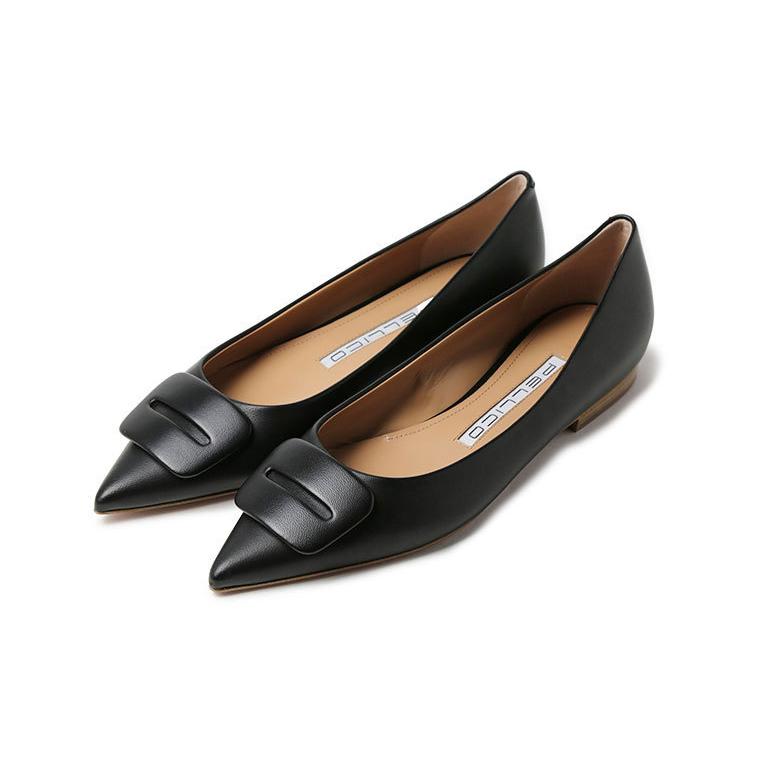 PELLICO（ペリーコ） パンプス ポインテッドトゥ レザー スエード