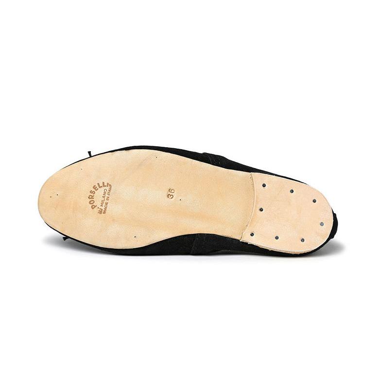 E.PORSELLI ポルセリ バレエシューズ スエード ジャズシューズ