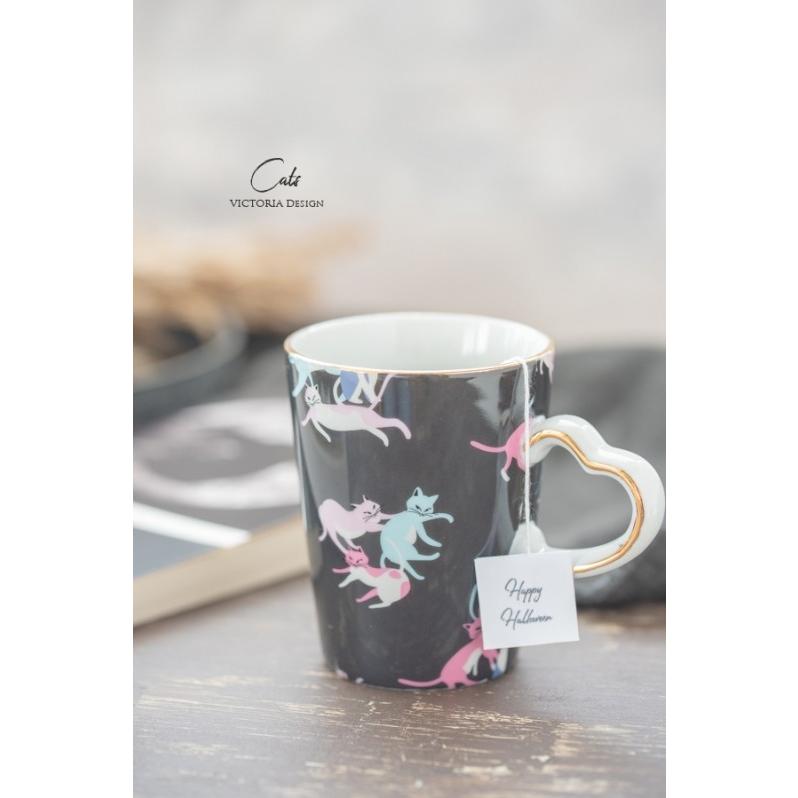 ポーセラーツ 白磁 食器 ハートハンドルマグII 北欧風 : VICTORIA