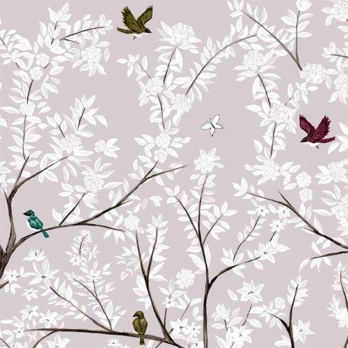 ポーセラーツ 転写紙 木 花 鳥 おしゃれ エレガント CHINOISERIE