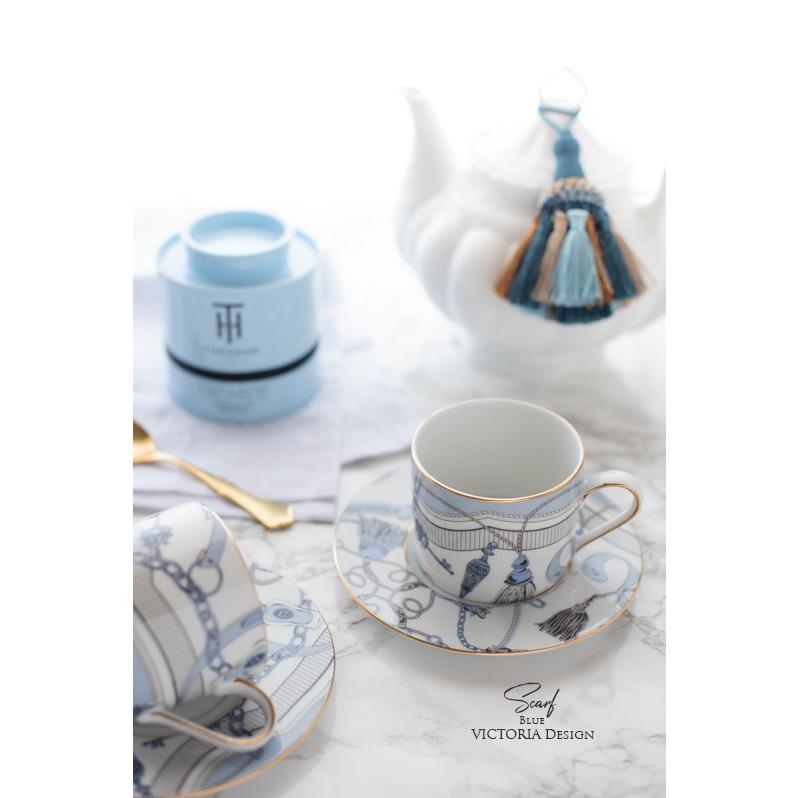 ポーセラーツ 転写紙 プッチ SCARF(スカーフ・ブルー) : VICTORIA