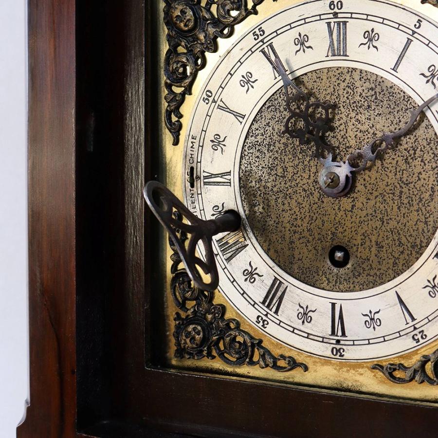 グランドマザークロック 英国 アンティーク マホガニー材 1930年代