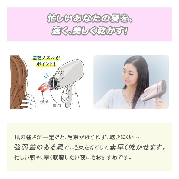 Panasonic（パナソニック） ヘアードライヤー ナノケア EH-NA9G : Web