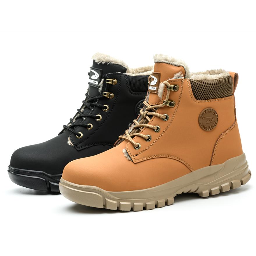 安全靴 ハイカット レザー 作業靴 メンズ レディース 防寒 セフティー