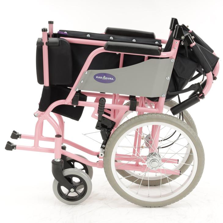 カドクラ 車椅子 車いす 車イス 軽量 コンパクト 介助式 アカシア