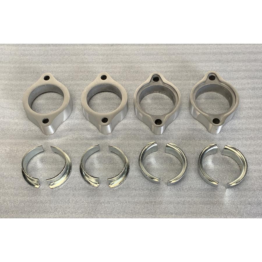 ゼス管専用 アルミフランジ＆割カラー（8ミリ） : ミズノモーター