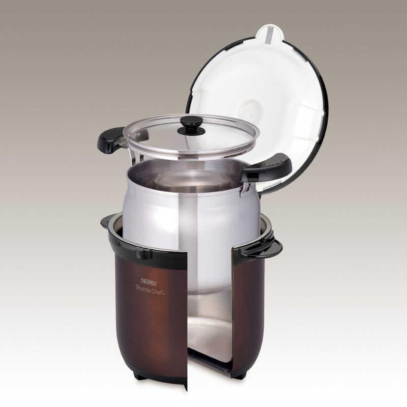 THERMOS（サーモス） 真空保温調理器 (4.5L) シャトルシェフ クリア