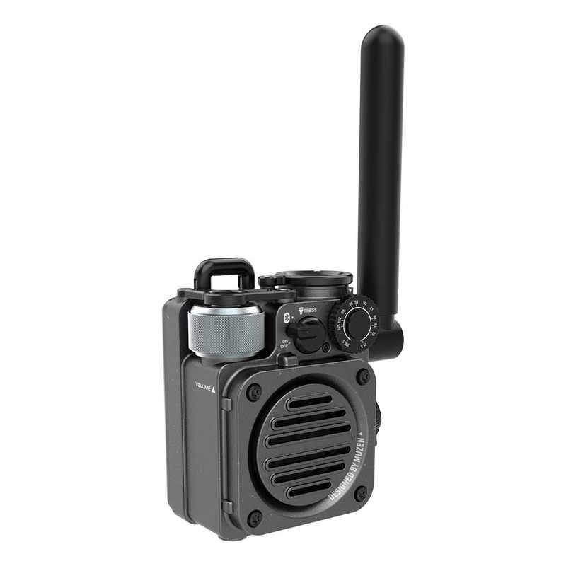MUZEN Wild Mini 第3世代 Bluetooth スピーカー ブラック MW-PVXI3B