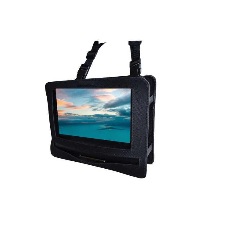 QRIOM 9インチ 充電式 ポータブルDVDプレーヤー 3電源対応 地デジ