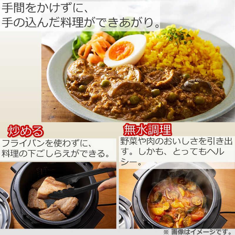 TOSHIBA（東芝） 電気圧力鍋（3.0L） ブラック RCP-30R-K : コジマ