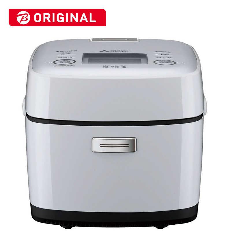 三菱（MITSUBISHI） 炊飯器 3.5合 備長炭 炭炊釜 IH 白磁 はくじ NJ