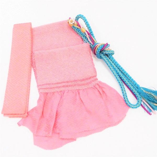 中古】正絹 振袖 フルセット 販売6点セット 半衿付き長襦袢・帯・帯揚